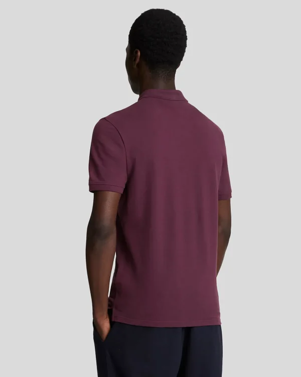 Lyle & Scott Grundlegendes | Polohemden<Einfarbiges Polohemd Burgund