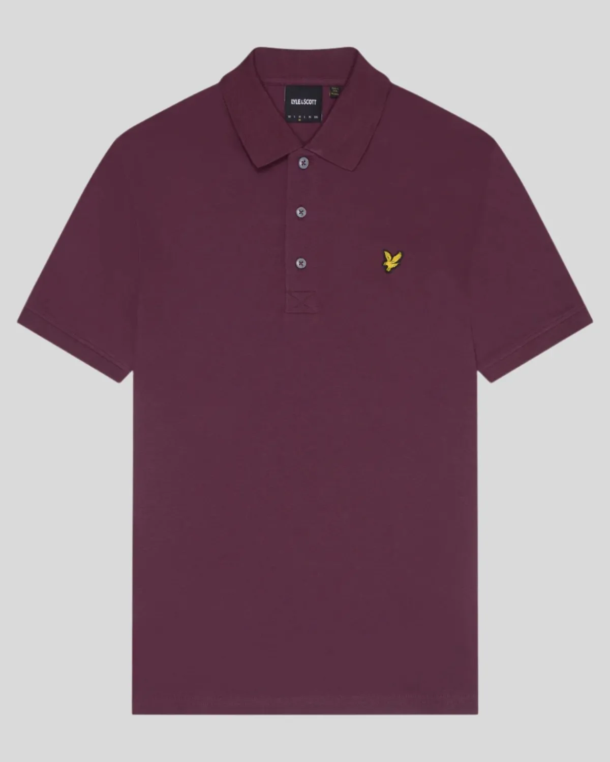 einfarbiges_polohemd_4-23.webp Lyle & Scott Polohemden<Einfarbiges Polohemd WeaversClaret