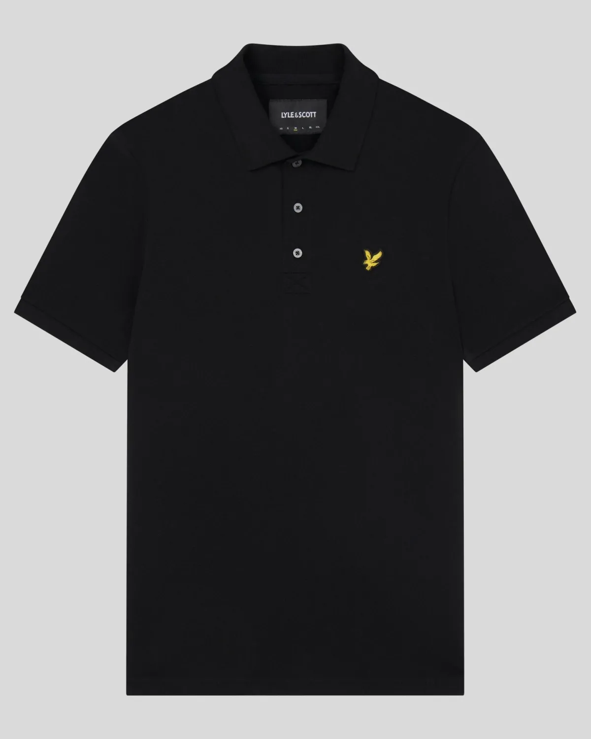 einfarbiges_polohemd_4-4.webp Lyle & Scott Grundlegendes | Polohemden<Einfarbiges Polohemd Pechschwarz