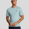 Lyle & Scott Vermächtnis | T-shirts<Einfarbiges T-Shirt BlueSmoke