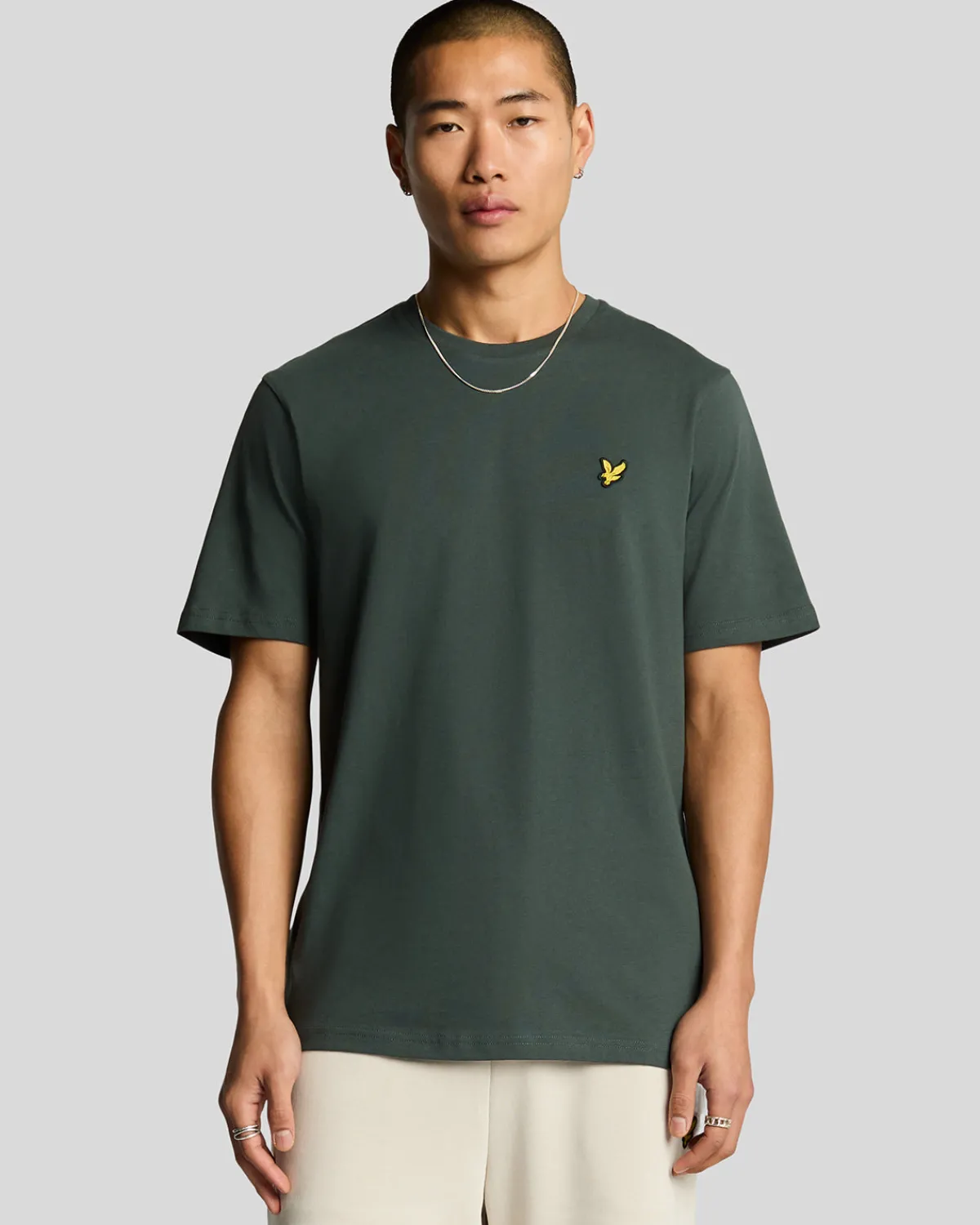 einfarbiges_tshirt_0-11.webp Lyle & Scott Vermächtnis | T-shirts<Einfarbiges T-Shirt DeepGreen