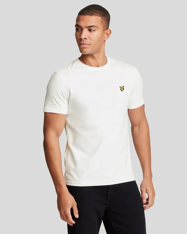 Lyle & Scott Grundlegendes | T-shirts<Einfarbiges T-Shirt Weiss