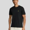 Lyle & Scott Grundlegendes | T-shirts<Einfarbiges T-Shirt Pechschwarz