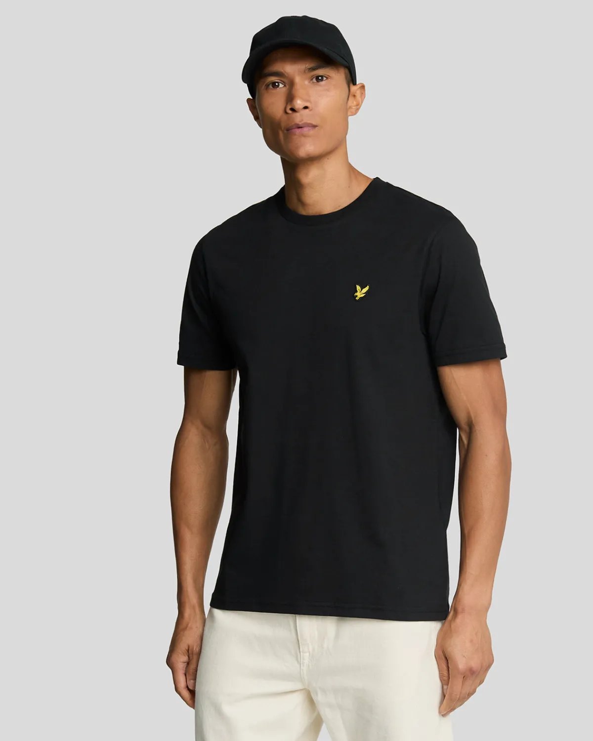 einfarbiges_tshirt_0-19.webp Lyle & Scott Grundlegendes | T-shirts<Einfarbiges T-Shirt Pechschwarz