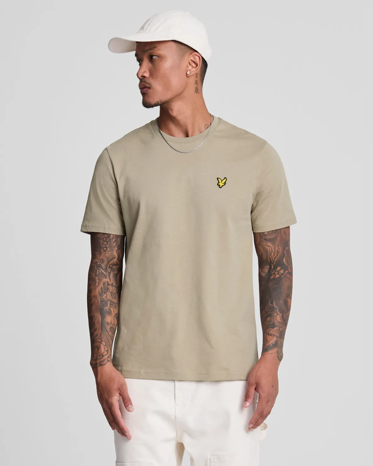 einfarbiges_tshirt_0-2.webp Lyle & Scott Vermächtnis | T-shirts<Einfarbiges T-Shirt SageUniform