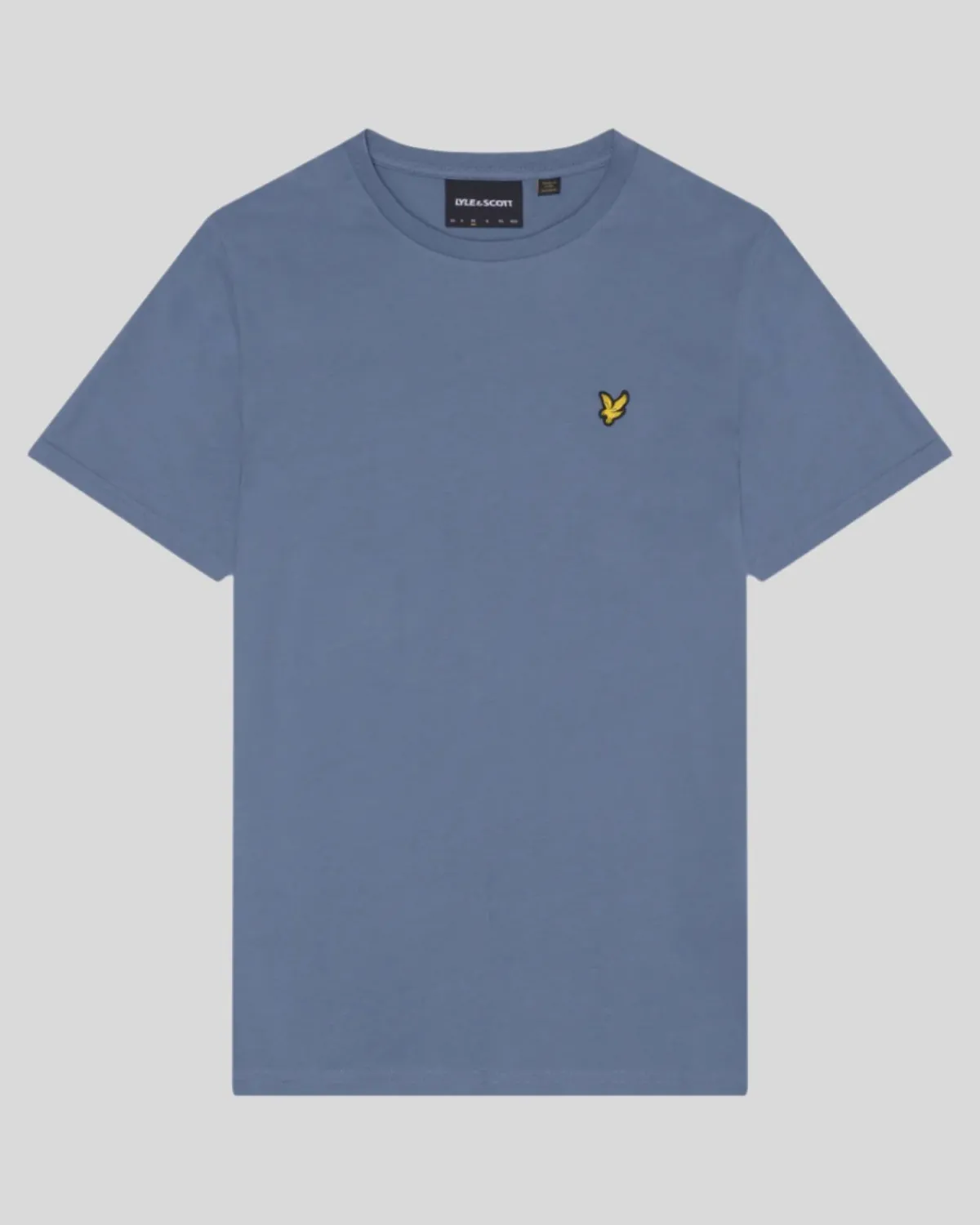 einfarbiges_tshirt_0-22.webp Lyle & Scott Groß & Groß | Übergrößen<Einfarbiges T-Shirt MistBlue
