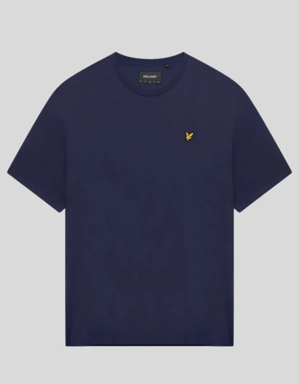 Lyle & Scott Groß & Groß | Übergrößen<Einfarbiges T-Shirt Marine
