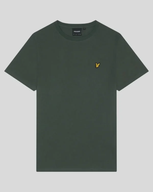 Lyle & Scott Groß & Groß | Übergrößen<Einfarbiges T-Shirt DeepGreen