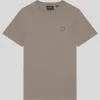 Lyle & Scott Groß & Groß | Übergrößen<Einfarbiges T-Shirt HeritageTaupe