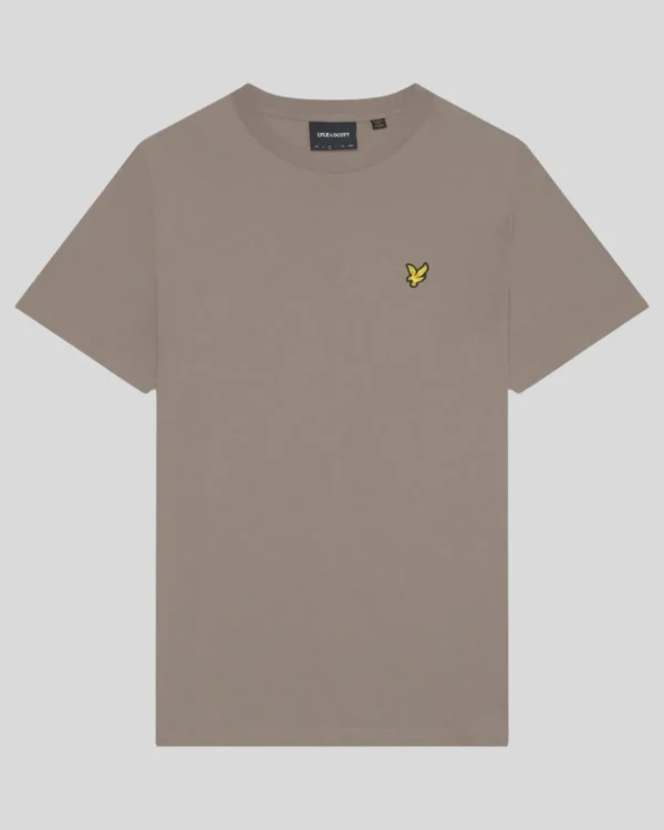 Lyle & Scott Groß & Groß | Übergrößen<Einfarbiges T-Shirt HeritageTaupe