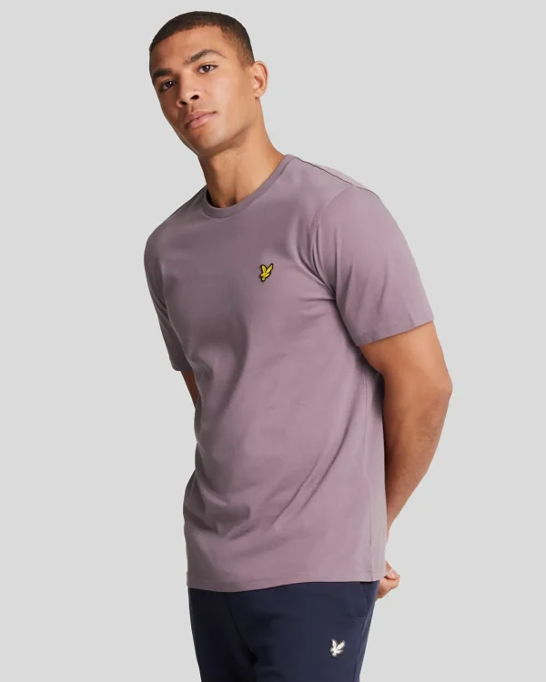 Lyle & Scott Vermächtnis | T-shirts<Einfarbiges T-Shirt HighlandMauve