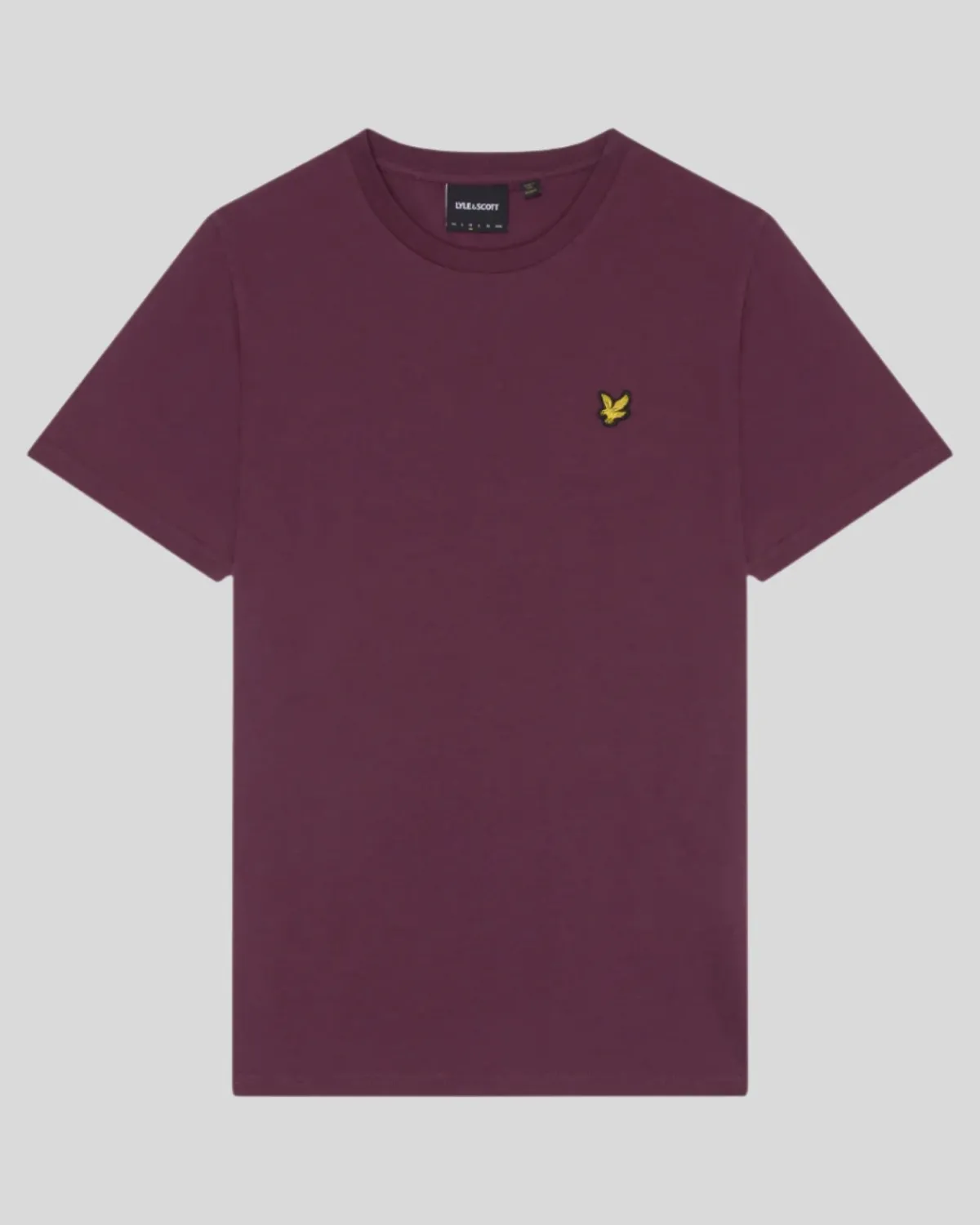 einfarbiges_tshirt_0-31.webp Lyle & Scott Groß & Groß | Übergrößen<Einfarbiges T-Shirt WeaversClaret