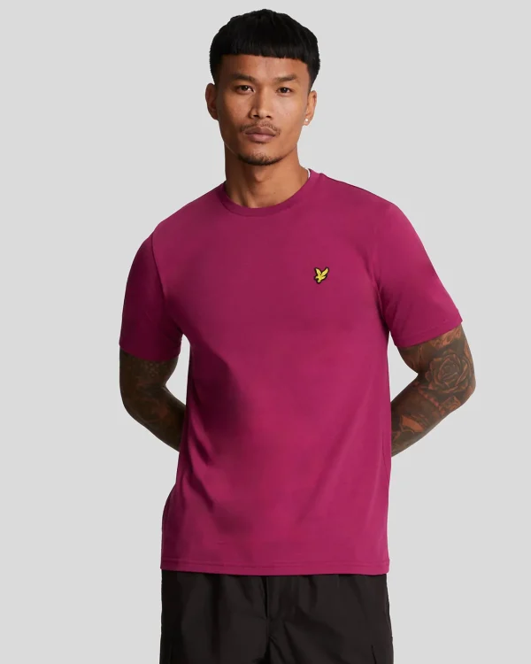 Lyle & Scott T-shirts<Einfarbiges T-Shirt ReicherBurgunder
