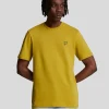 Lyle & Scott Vermächtnis | T-shirts<Einfarbiges T-Shirt EllanessGold