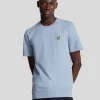 Lyle & Scott Vermächtnis | T-shirts<Einfarbiges T-Shirt CraftedBlue