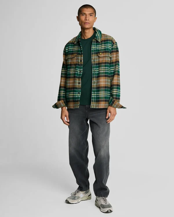 Lyle & Scott Grundlegendes | T-shirts<Einfarbiges T-Shirt Dunkelgrün