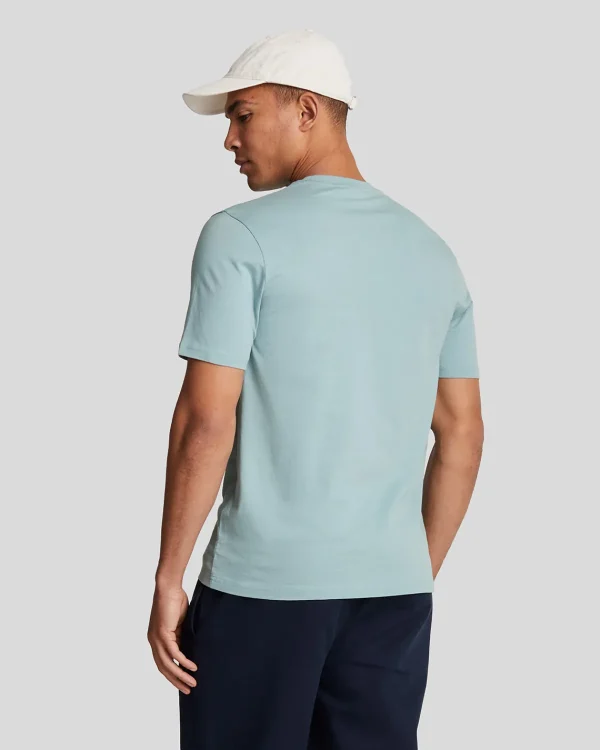Lyle & Scott Vermächtnis | T-shirts<Einfarbiges T-Shirt BlueSmoke