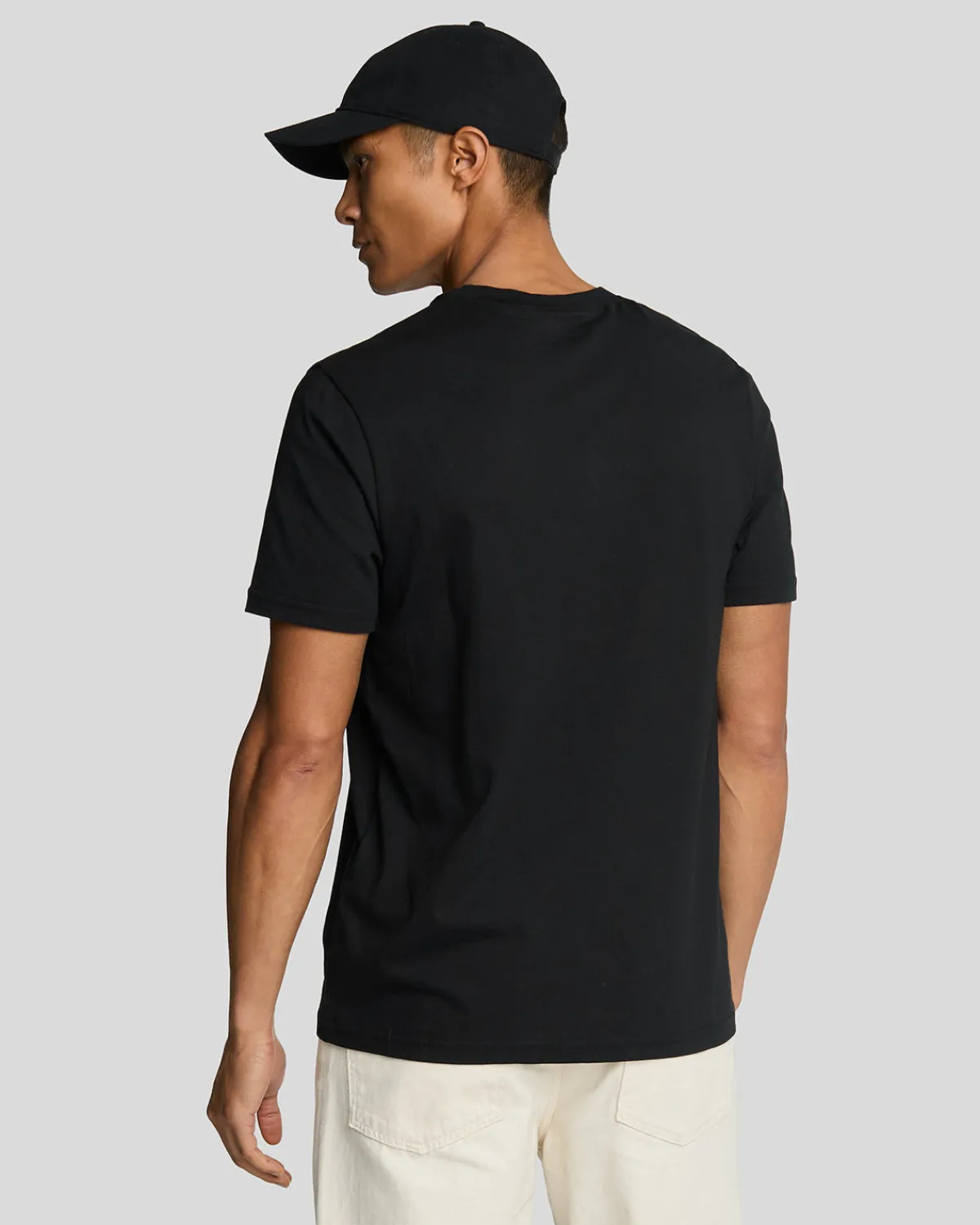 einfarbiges_tshirt_2-19.webp Lyle & Scott Grundlegendes | T-shirts<Einfarbiges T-Shirt Pechschwarz