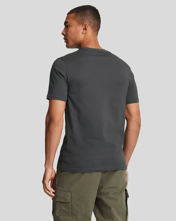 Lyle & Scott Vermächtnis | T-shirts<Einfarbiges T-Shirt Gunmetal