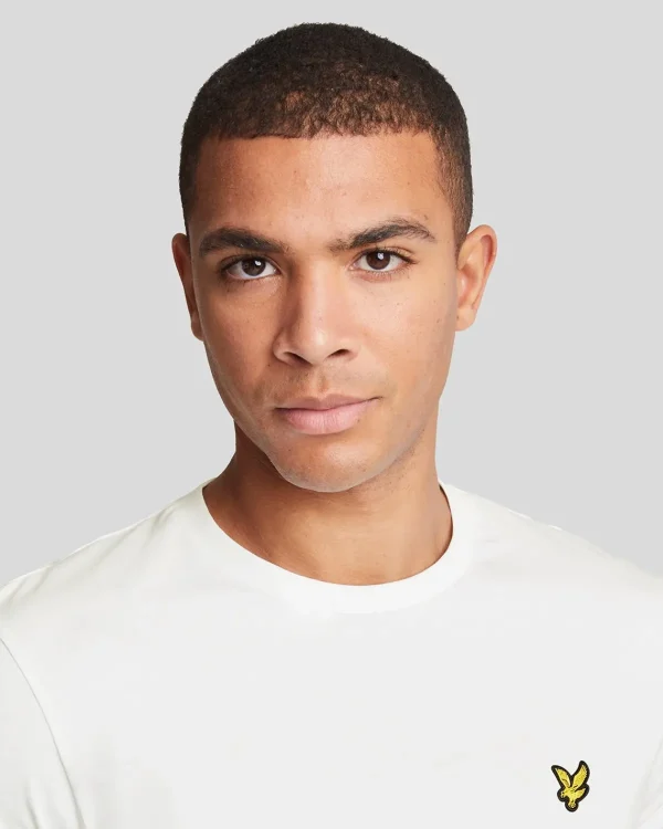 Lyle & Scott Grundlegendes | T-shirts<Einfarbiges T-Shirt Weiss