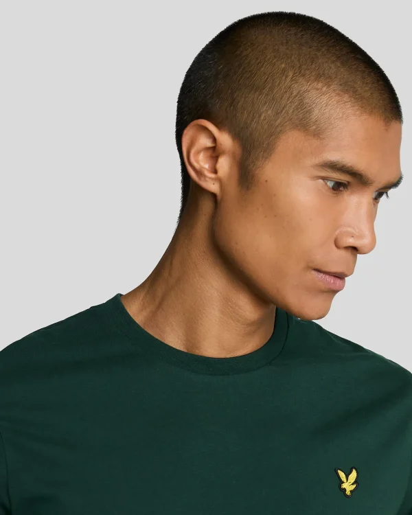 Lyle & Scott Grundlegendes | T-shirts<Einfarbiges T-Shirt Dunkelgrün