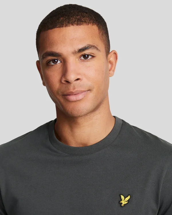 Lyle & Scott Vermächtnis | T-shirts<Einfarbiges T-Shirt Gunmetal