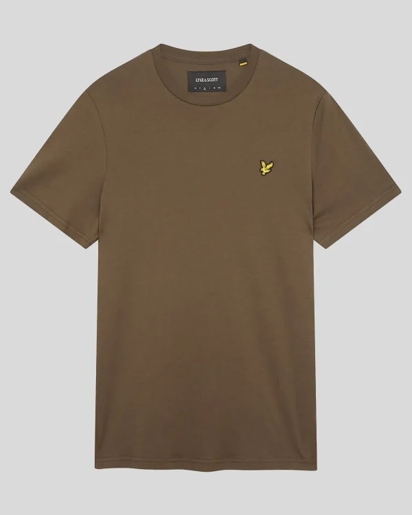 Lyle & Scott Grundlegendes | T-shirts<Einfarbiges T-Shirt Olive