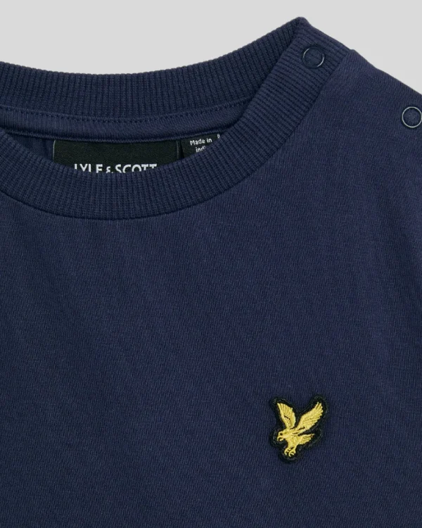 Lyle & Scott Babys & Kleinkinder<Einfarbiges T-Shirt für Kleinkinder Navy