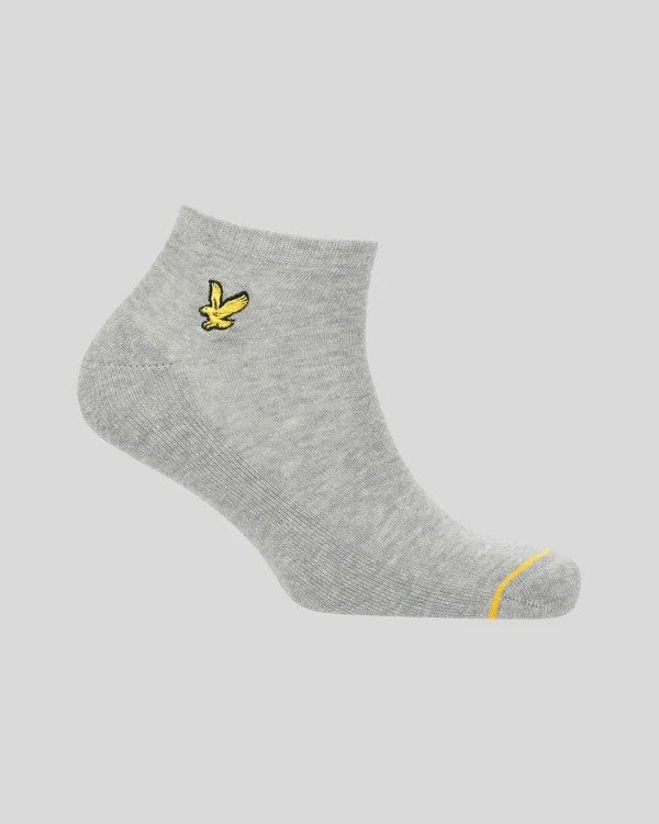 Lyle & Scott Socken<3er Pack Knöchelsocken BrightWhite/GreyMarl/Black