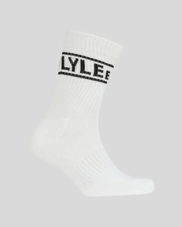 Lyle & Scott Socken<3er Pack Logo Sport Socken HellesWeiss