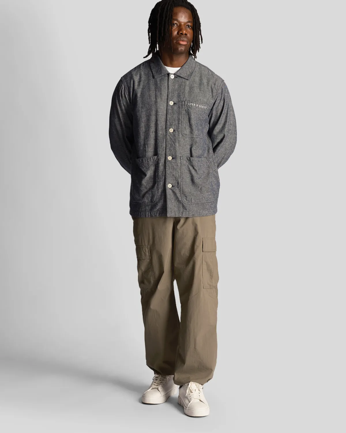 flachs_berhemd_1.webp Lyle & Scott Drehbuchsticke<Flachs Überhemd DunkleMarine