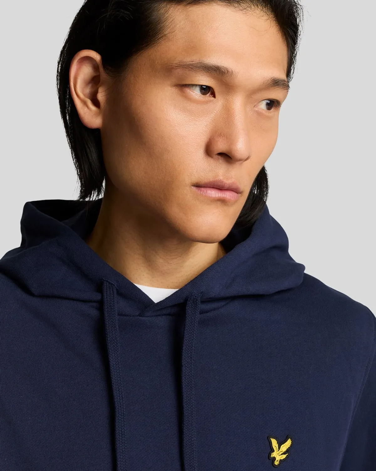 flagge_druck_pullover_hoodie_3.webp Lyle & Scott Kapuzenpullover<Flagge Druck Pullover Hoodie Marine