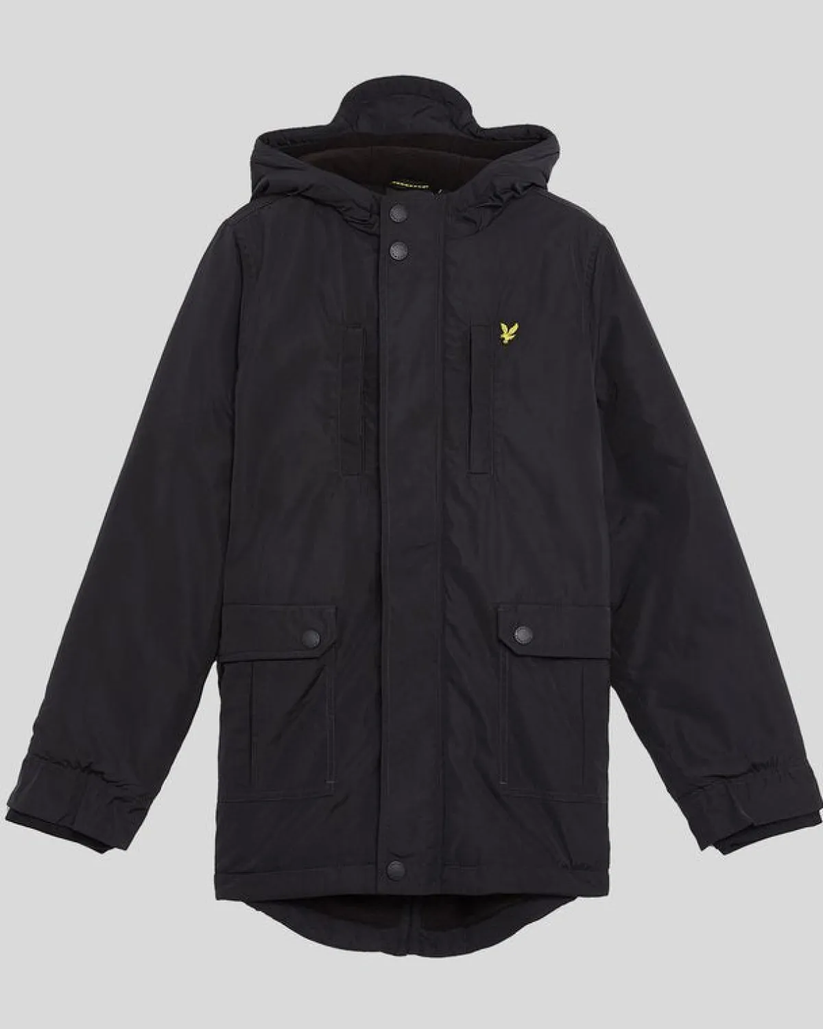 geftterter_mantel_mit_fleece_fr_kinder_0.webp Lyle & Scott Kinder Mäntel & Jacken<Gefütterter Mantel mit Fleece für Kinder JetBlack