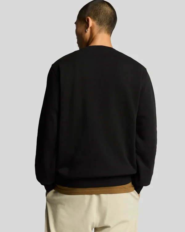 Lyle & Scott Vermächtnis | Sweatshirts<Gegründet 1874 Grafik Rundhalsausschnitt Sweatshirt JetBlack