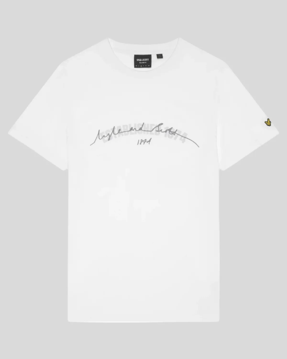 gegrndet__grafik_tshirt_4-1.webp Lyle & Scott Vermächtnis | T-shirts<Gegründet 1874 Grafik T-Shirt White