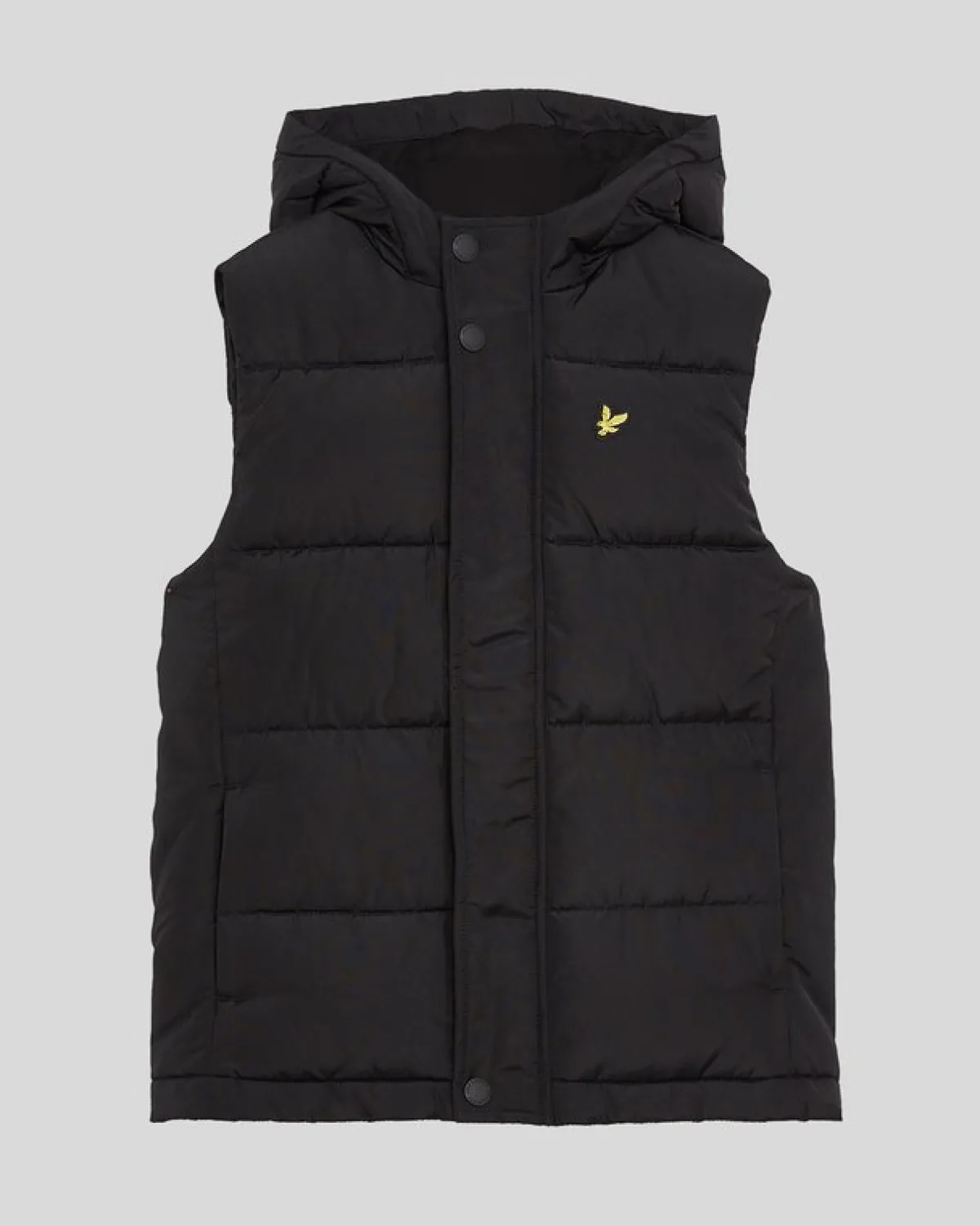 gepolsterte_kapuzenweste_fr_kinder_0-1.webp Lyle & Scott Kinder Mäntel & Jacken<Gepolsterte Kapuzenweste für Kinder JetBlack
