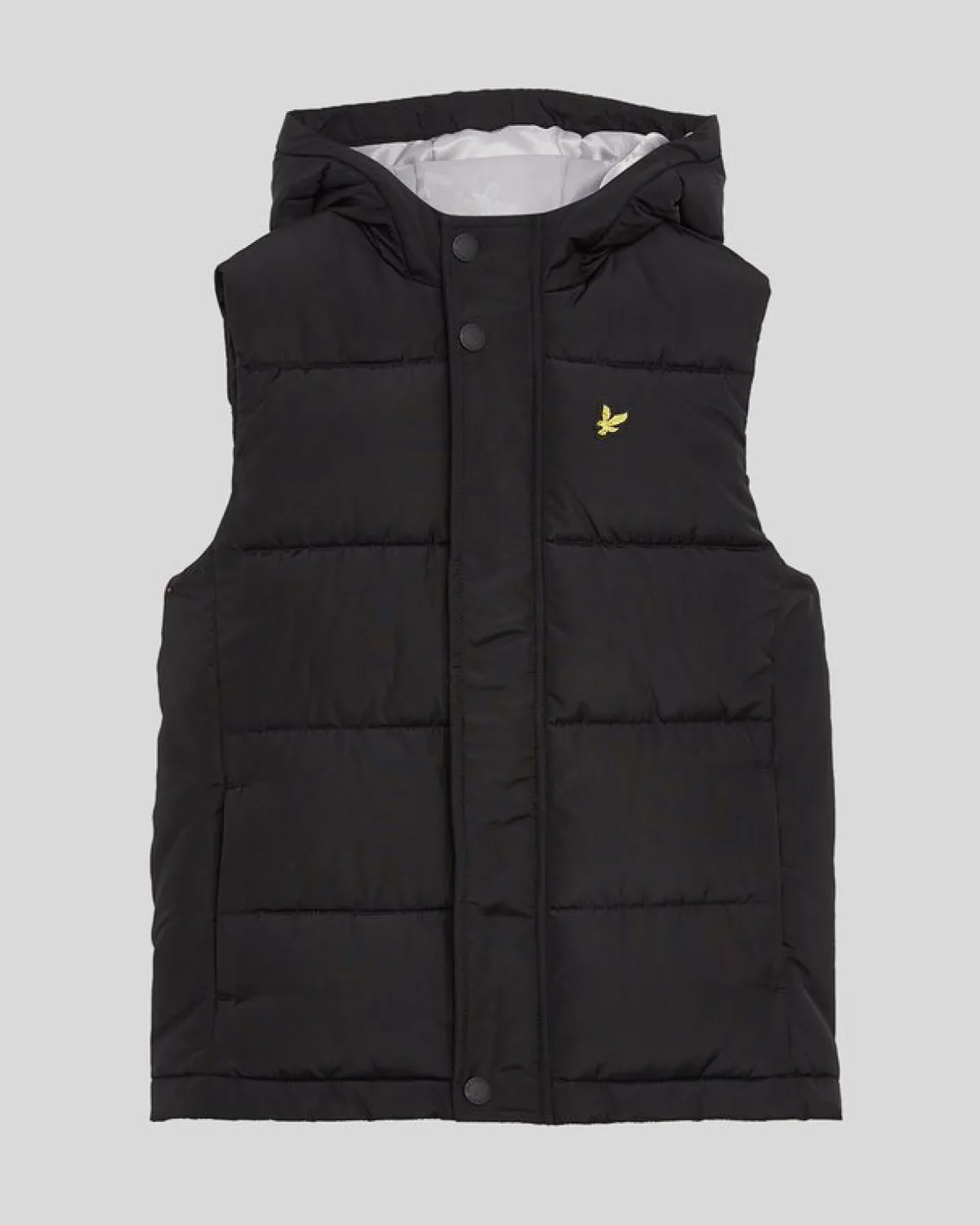 gepolsterte_kapuzenweste_fr_kinder_2-1.webp Lyle & Scott Kinder Mäntel & Jacken<Gepolsterte Kapuzenweste für Kinder JetBlack