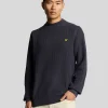 Lyle & Scott Pullover & Strickwaren<Gerippter Pullover mit Rundhalsausschnitt NavyNight