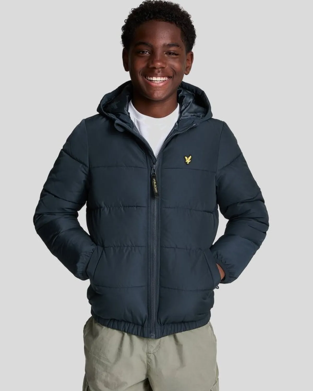 gesteppte_kinderpufferjacke_0-1.webp Lyle & Scott Kinder Mäntel & Jacken<Gesteppte Kinder-Pufferjacke DarkNavy