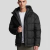 Lyle & Scott Vermächtnis<Gesteppte Pannelled Jacke JetBlack