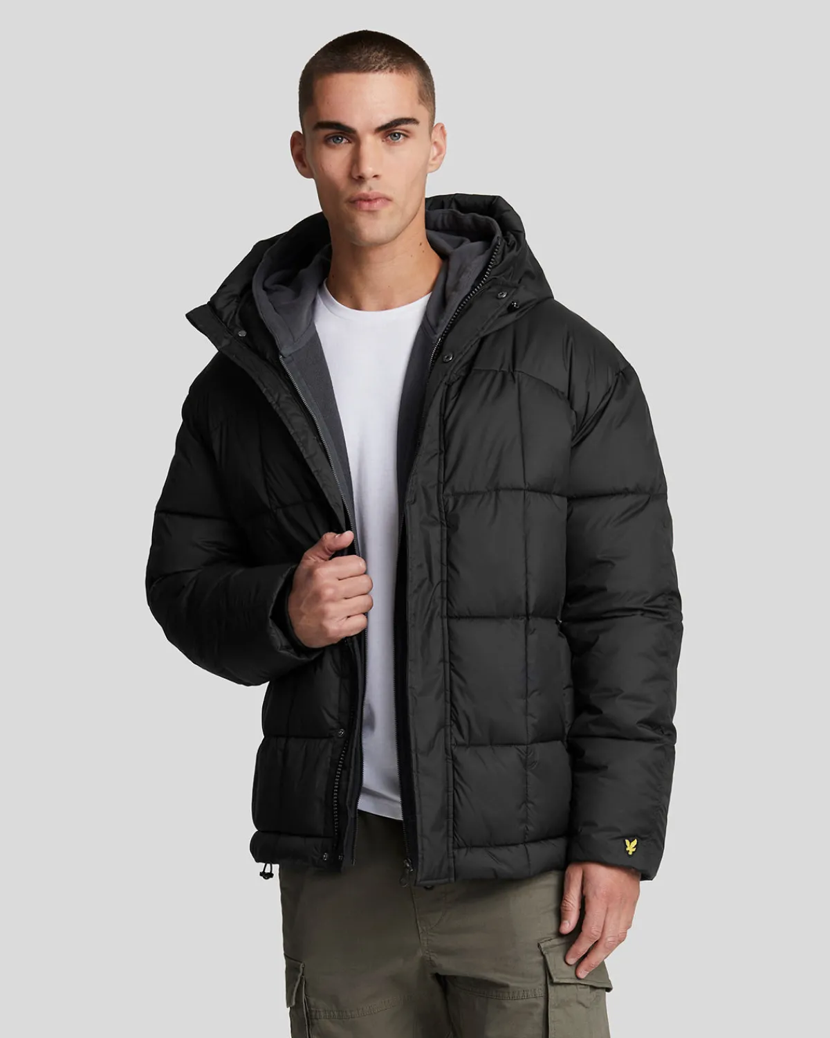 gesteppte_pannelled_jacke_0.webp Lyle & Scott Vermächtnis<Gesteppte Pannelled Jacke JetBlack