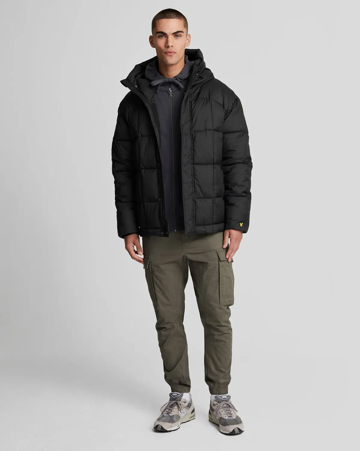 gesteppte_pannelled_jacke_1.webp Lyle & Scott Vermächtnis<Gesteppte Pannelled Jacke JetBlack
