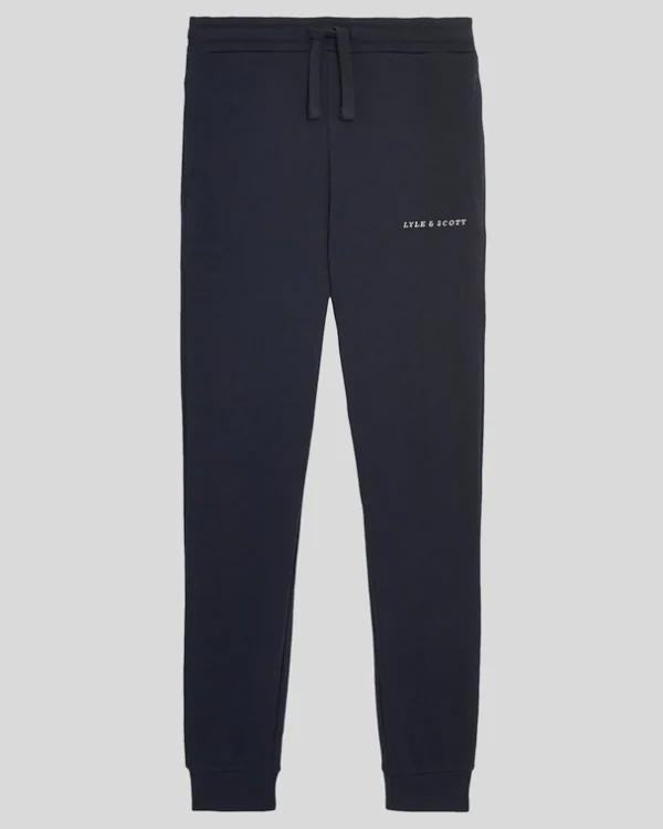 Lyle & Scott Kinder Unterseiten<Gestickter Kinder-Jogger mit Skript DunkleMarine