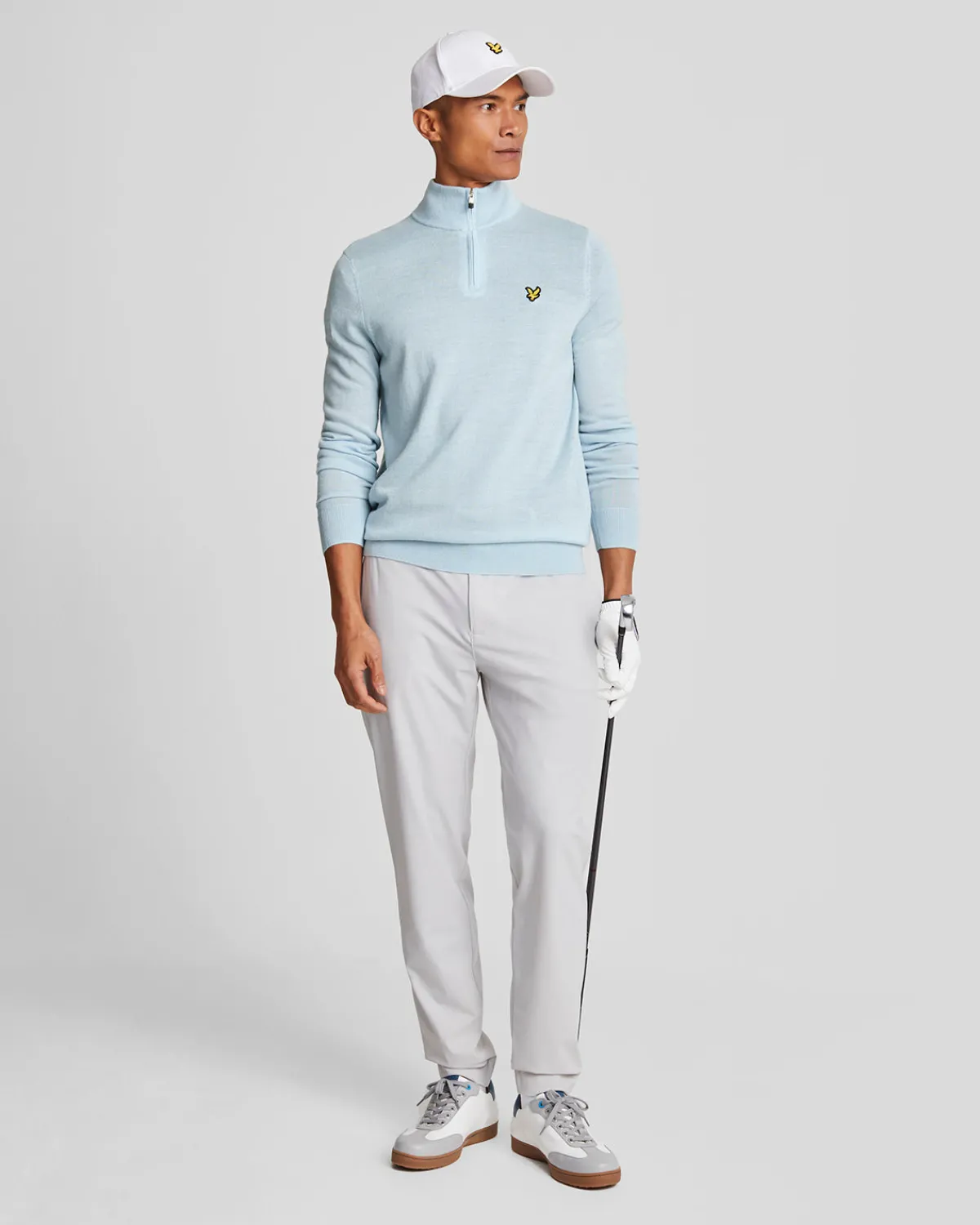 golf__zip_merino_pullover_1-1.webp Lyle & Scott Golf<Golf 1/4 Zip Merino Pullover ClubBlue