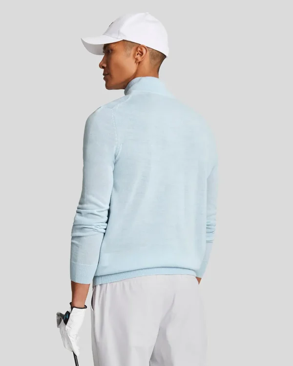 Lyle & Scott Golf<Golf 1/4 Zip Merino Pullover ClubBlue