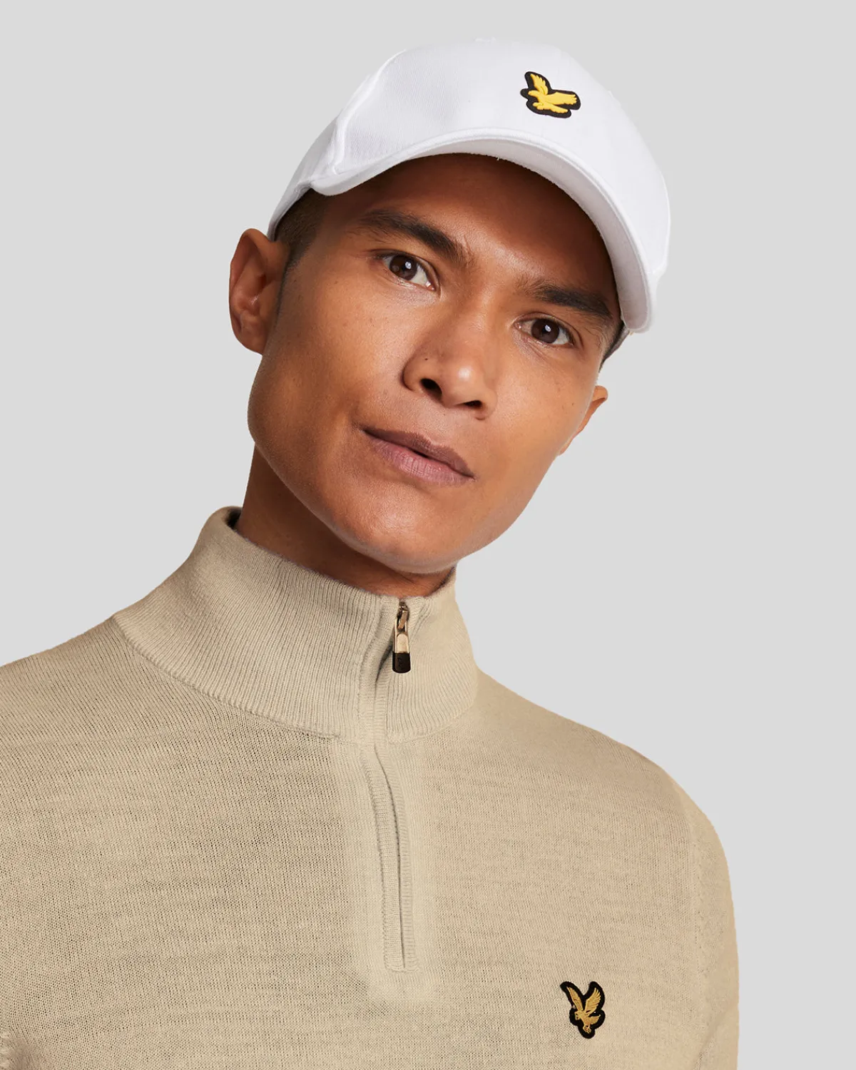 golf__zip_merino_pullover_3-2.webp Lyle & Scott Golf | Pullover & Strickwaren<Golf 1/4 Zip Merino Pullover Safari