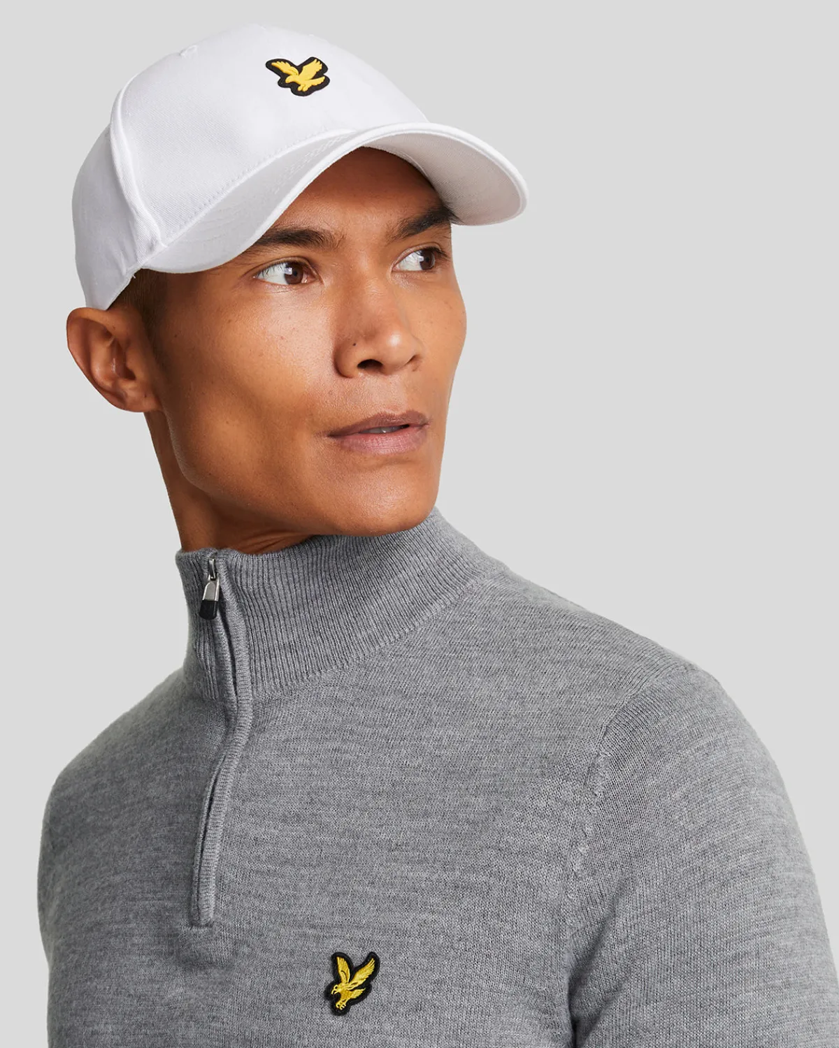 golf__zip_merino_pullover_3.webp Lyle & Scott Golf<Golf 1/4 Zip Merino Pullover MidGreyMarl