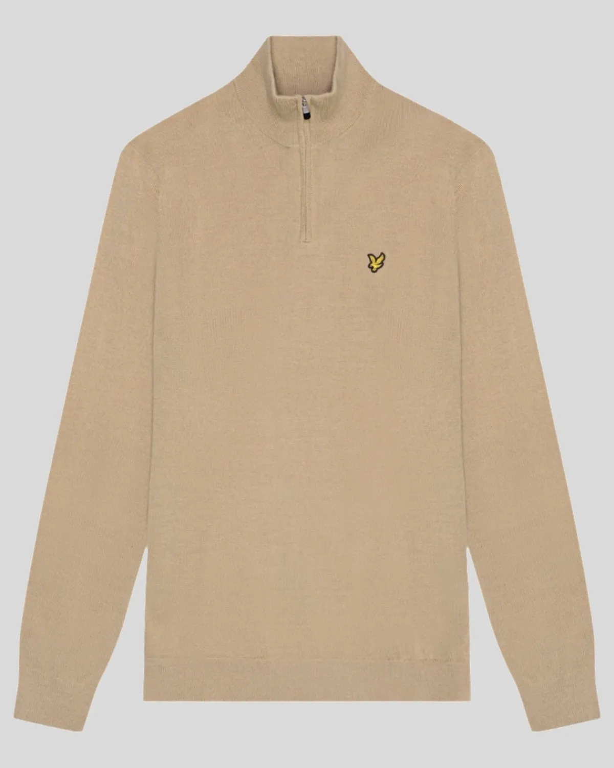 golf__zip_merino_pullover_4-2.webp Lyle & Scott Golf | Pullover & Strickwaren<Golf 1/4 Zip Merino Pullover Safari