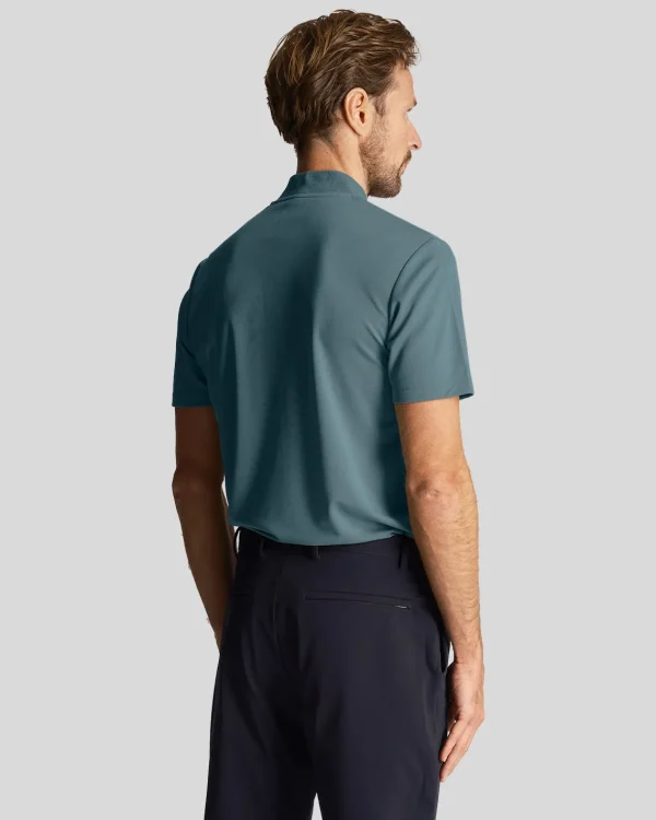 Lyle & Scott Golf | Polohemden<Golf Bomber Polohemd mit Kragen Eisenblau