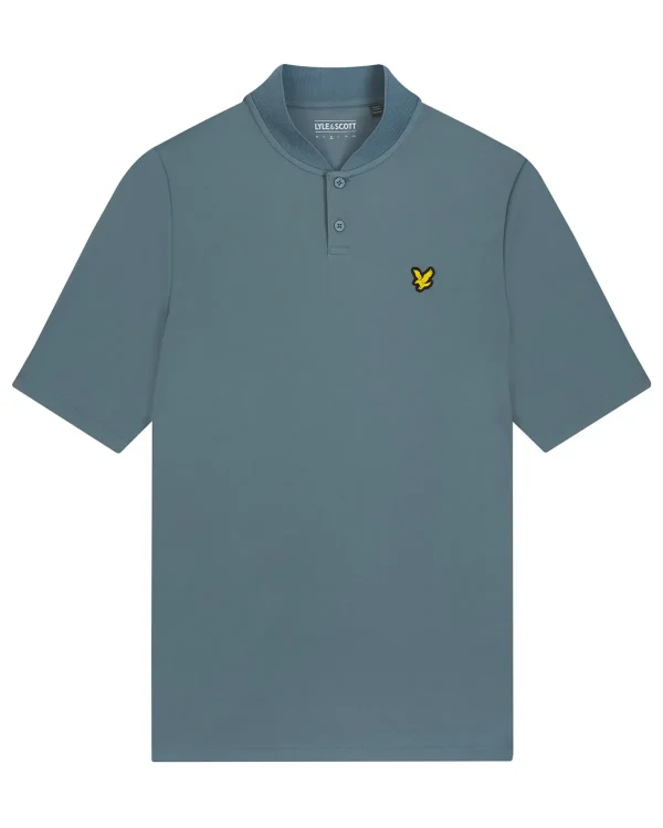 Lyle & Scott Golf | Polohemden<Golf Bomber Polohemd mit Kragen Eisenblau